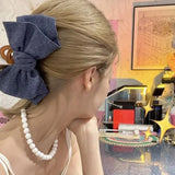 Harajuku Bowknot Hair Claw for Women Hair Clip Hair Accessories
