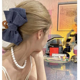 Harajuku Bowknot Hair Claw for Women Hair Clip Hair Accessories