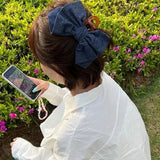 Harajuku Bowknot Hair Claw for Women Hair Clip Hair Accessories