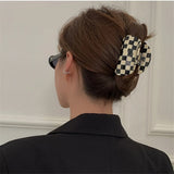 AOMU Hit Pink Acrylic Barrette for Women Girls Hair Clip