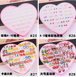 36 Pairs Cartoon Stud Earrings Set Hypoallergenic Jewelry