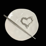 AOMU Metal Love Heart Hair Clip