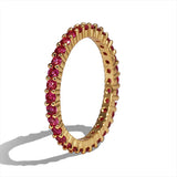 Cubic Zircon Stackable Ring for Women Wedding