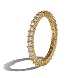 Cubic Zircon Stackable Ring for Women Wedding