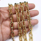 1 Meter 16x25mm Copper Chain for DIY Necklace Bracelet Making