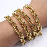 1 Meter 16x25mm Copper Chain for DIY Necklace Bracelet Making