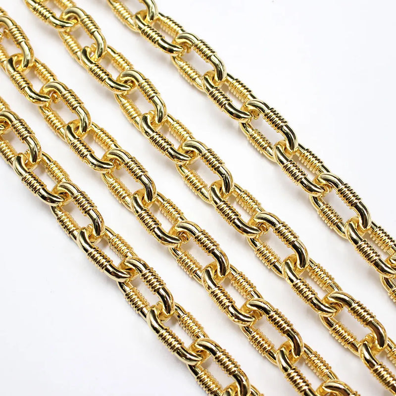 1 Meter 16x25mm Copper Chain for DIY Necklace Bracelet Making