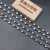 Gunmetal Plated Copper Chain 4mm Paperclip Neck Chain