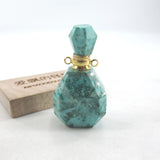 Natural Africa Turquoise Winter Bottle Pendant