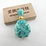 Natural Africa Turquoise Winter Bottle Pendant