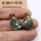 Labradorite Winter Bottle Charms Pendant for DIY Jewelry