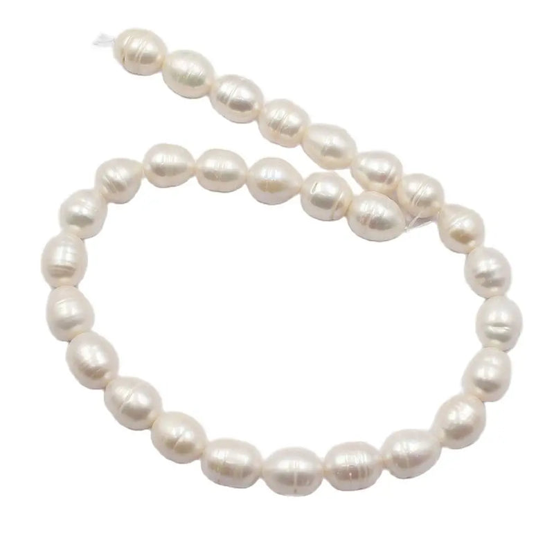 11x13-12x14mm Natural Rice Pearl Strands Loose Beads