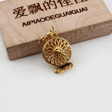 10 Pcs 2 Strands Coin Copper Yellow Plated Clasps For DIY Jewelry Making