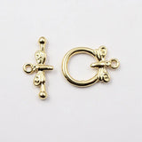 10 Pcs Copper Plated Dragonfly Clasps for Bracelets DIY Craft