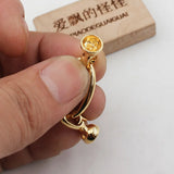 10 Pcs Yellow Plated Clasps for Pearl Bracelets Necklaces DIY Craft