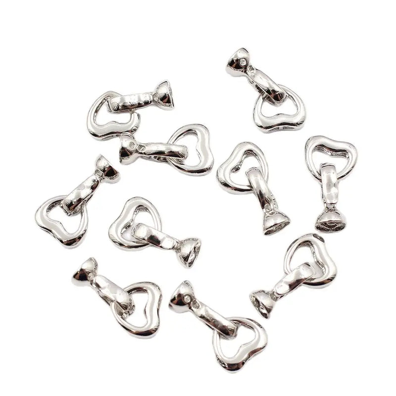 10 Pcs Copper Plated Clasps for Jewelry Making DIY Craft