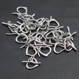 10 Pcs Heart Circle Copper Clasps DIY Jewelry Findings