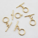 10 Pcs Round OT Clasps for Bracelets Necklaces DIY Craft
