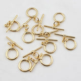 10 Pcs Round OT Clasps for Bracelets Necklaces DIY Craft