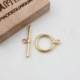 10 Pcs Round OT Clasps for Bracelets Necklaces DIY Craft