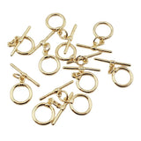 10 Pcs Round OT Clasps for Bracelets Necklaces DIY Craft