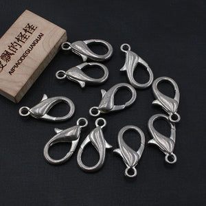 10 Pcs Copper Plated Clasps for DIY Pearl Jewelry Making