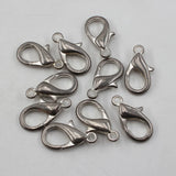 10 Pcs Copper Plated Clasps for DIY Pearl Jewelry Making