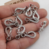 10 Pcs Labster Copper Plated Clasps for Pearl Bracelets Necklaces DIY Craft