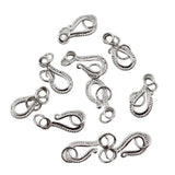 10 Pcs Labster Copper Plated Clasps for Pearl Bracelets Necklaces DIY Craft