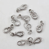 10 Pcs Labster Copper Plated Clasps for Pearl Bracelets Necklaces DIY Craft