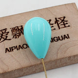 5 Pcs Turquoise Sea Shell Pearl Water Drop Beads for DIY Jewelry