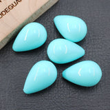5 Pcs Turquoise Sea Shell Pearl Water Drop Beads for DIY Jewelry