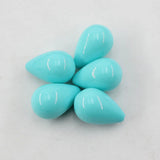 5 Pcs Turquoise Sea Shell Pearl Water Drop Beads for DIY Jewelry