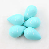 5 Pcs Turquoise Sea Shell Pearl Water Drop Beads for DIY Jewelry