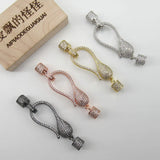CZ Micro Pave Clasp Pendant Necklace Bracelet DIY