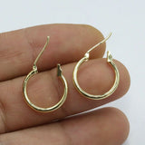 20 Pcs 16mm 24K Plated Copper Circle Earrings Hook For DIY Crafts