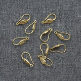 20 Pcs Copper Plated CZ Earrings Hook - DIY Craft Accessories