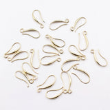 20 Pcs Plated Copper Earrings Hooks for DIY Earring Making