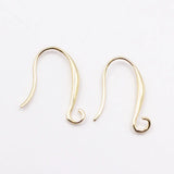 20 Pcs Plated Copper Earrings Hooks for DIY Earring Making
