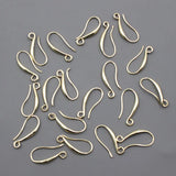20 Pcs Plated Copper Earrings Hooks for DIY Earring Making