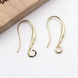 20 Pcs Plated Copper Earrings Hooks for DIY Earring Making