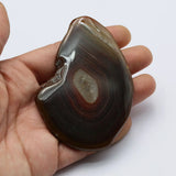 2Pcs Red Green Mix Agate Freedom Shape Nugget Pendant DIY