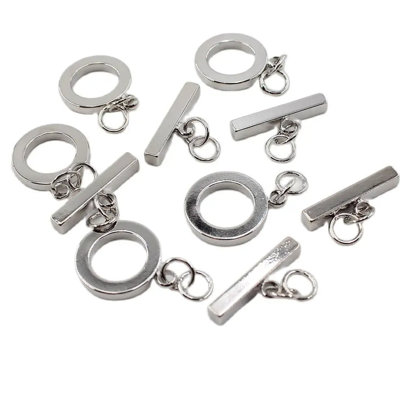 5 Pcs 20MM Circle Round OT Clasps for Jewelry Making