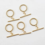 5 Pcs Jewelry Findings 20MM Clasps for Pearl Bracelets Necklaces DIY Craft
