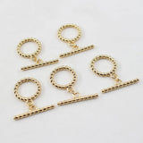 5 Pcs Jewelry Findings 20MM Clasps for Pearl Bracelets Necklaces DIY Craft