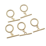 5 Pcs Jewelry Findings 20MM Clasps for Pearl Bracelets Necklaces DIY Craft