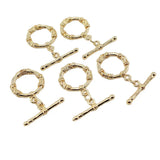 5 Pcs 22MM Bamboo OT Clasps for DIY Jewelry Making