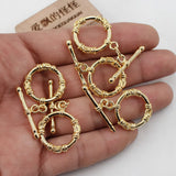 5 Pcs 22MM Bamboo OT Clasps for DIY Jewelry Making