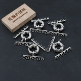 6 Strands Circle Clasps for Jewelry Making DIY Craft