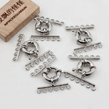 6 Strands Circle Clasps for Jewelry Making DIY Craft